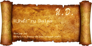 Ujházy Dalma névjegykártya